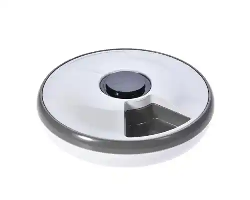 Automatic Pet Feeders with rotating tray and cooling pack for wet food feeding