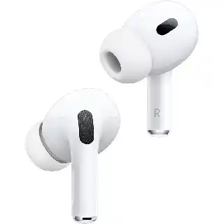 Apple AirPods Pro 2nd generation wireless earbuds with active noise cancelling adaptive transparency and MagSafe charging case Bluetooth headphones for iPhone users