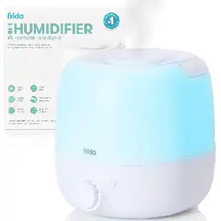 Frida Baby 3 in 1 cool mist humidifier with top fill design night light and essential oil diffuser quiet humidifier for bedroom nursery and large rooms